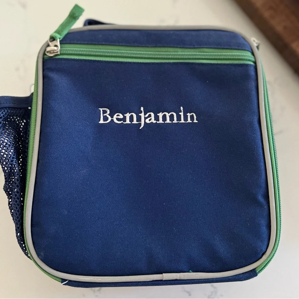Navy Green Solid, Classic Fairfax Lunch Box